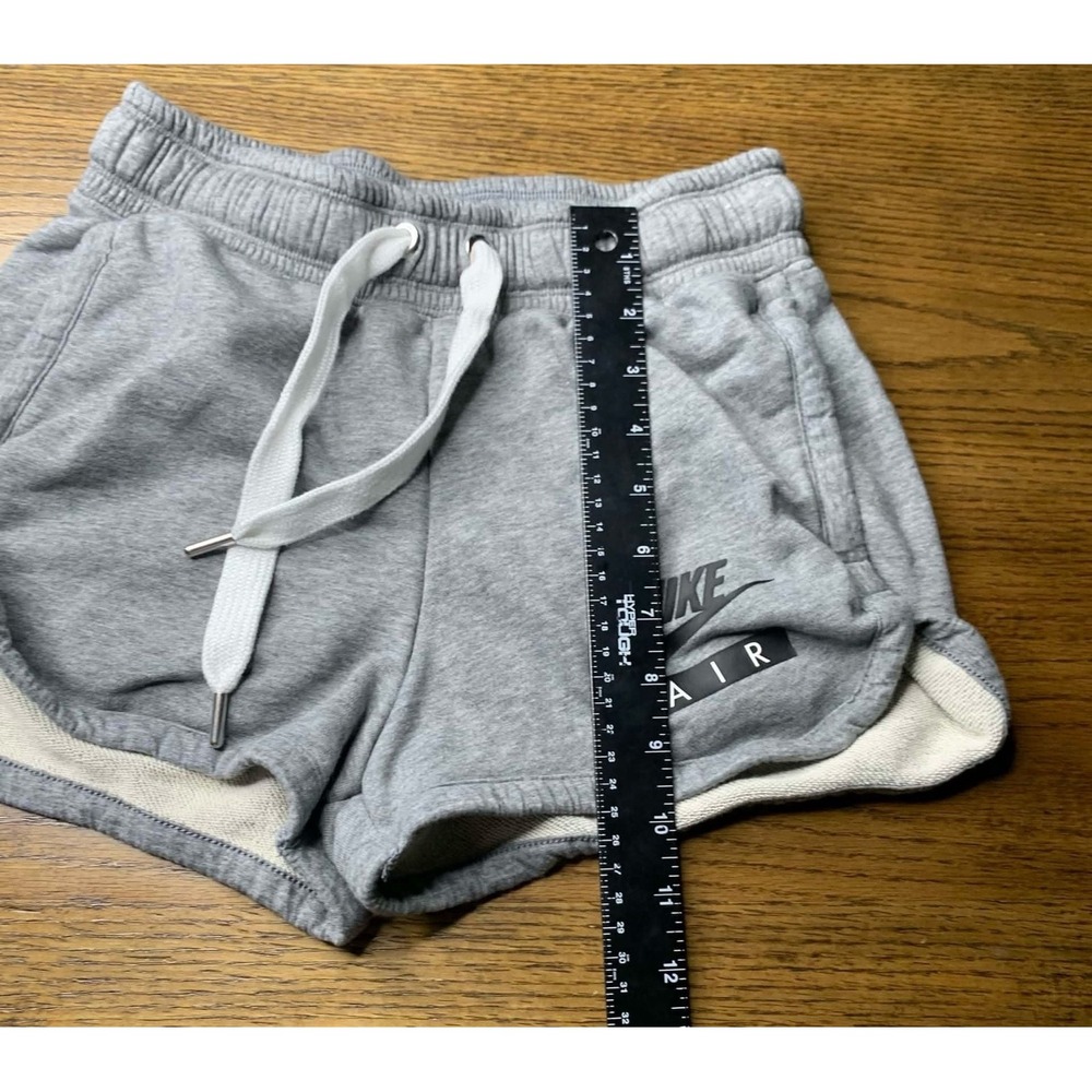 Nike Air Athletic Shorts Size XS Gray Drawstring Sweat Shorts - Picture 3 of 7